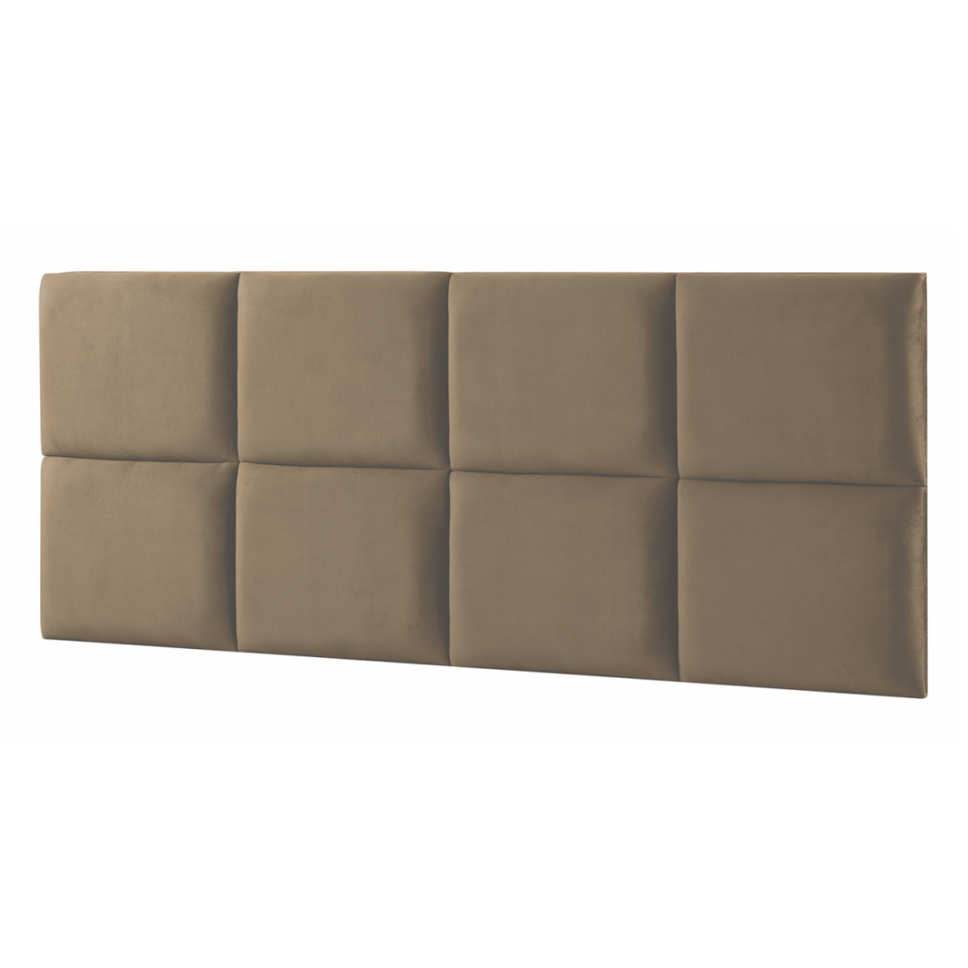 Cabeceira Modelo Quadrille para Cama Solteiro, Viúva, Casal, Queen ou King Argille Veludo (CORES) - SOB ENCOMENDA