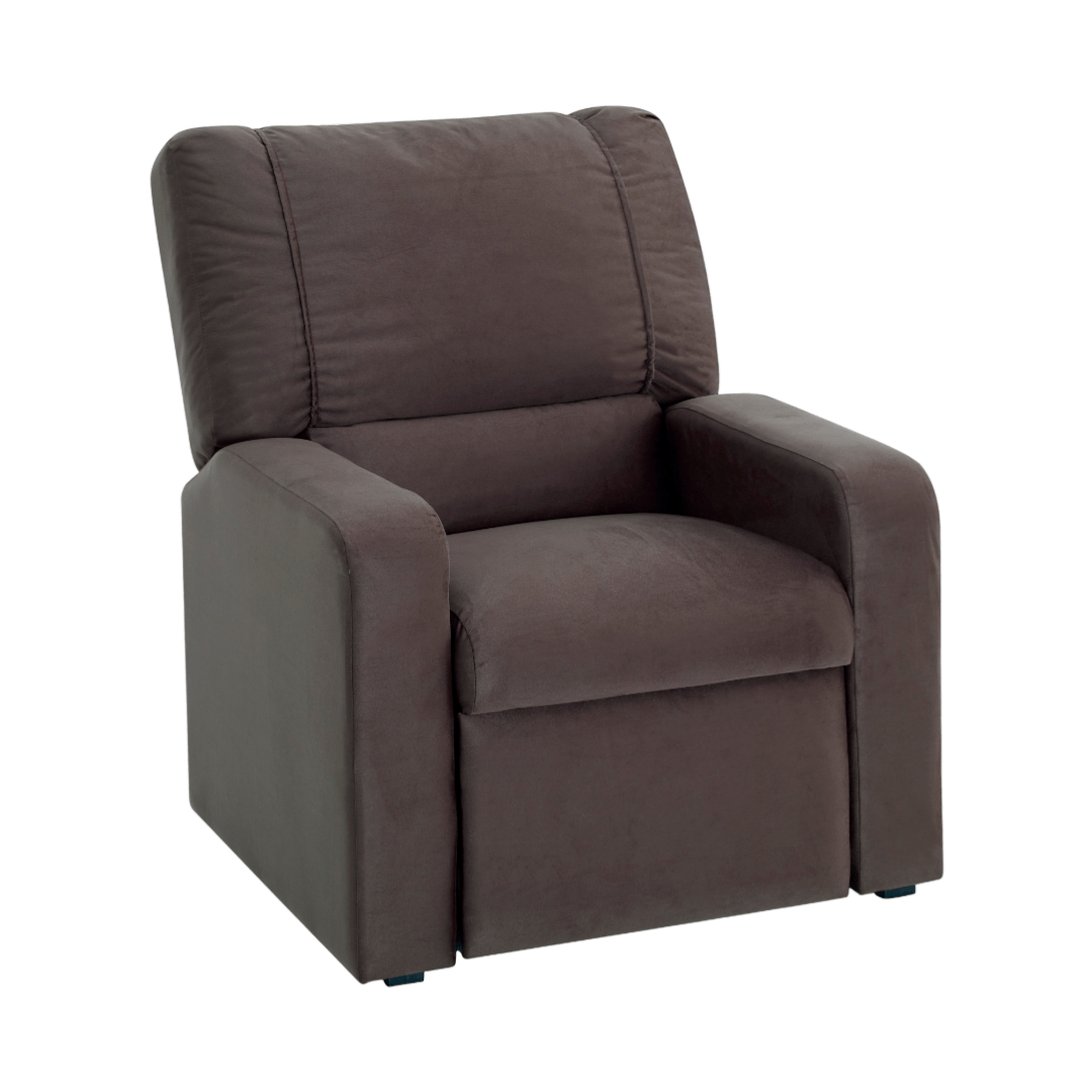 Poltrona Reclinável Acionamento Manual Modelo Max em Tecido ou Sintético Imitação de Couro (CORES) - SOB ENCOMENDA